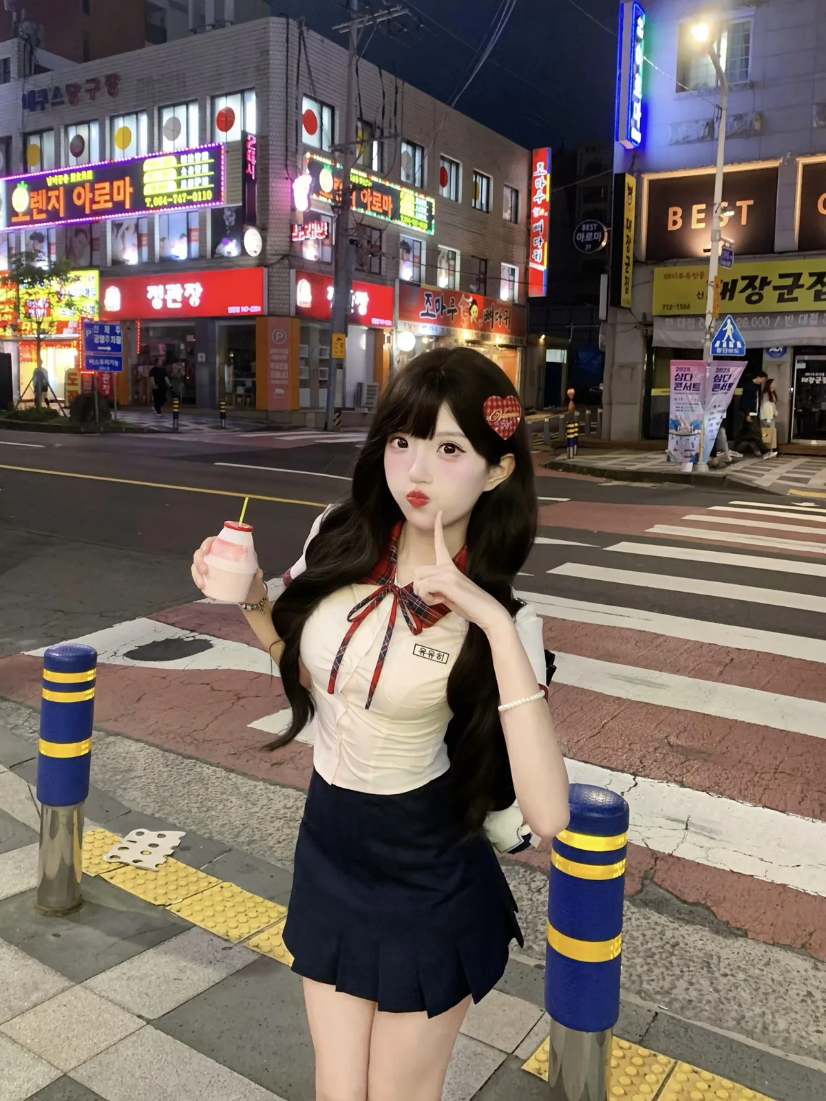 Korean Style Summer Uniform School Girl's Two-Piece Set Light Pink Short Sleeve Shirt And Skirt Breathable Polyester Fabric
Korean Style Summer Uniform School Girl's Two-Piece Set Light Pink Short Sleeve Shirt And Skirt Breathable Polyester Fabric