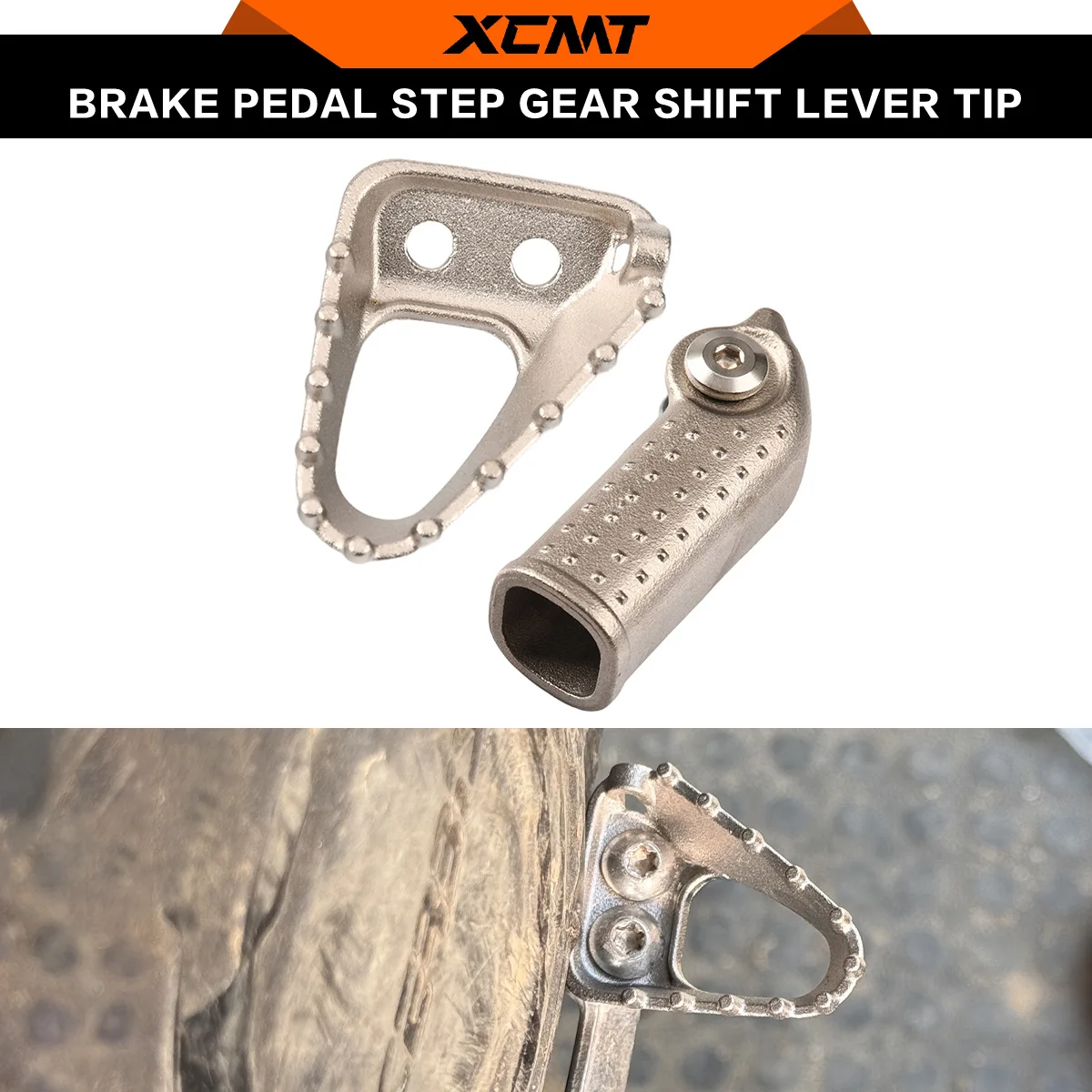 Stainless Steel Rear Brake Pedal Step Gear Shift Lever Tip For KTM 125 150 250 300 350 450 500 EXC EXCF SX SXF XC XCF XCW TPi 6D
Stainless Steel Rear Brake Pedal Step Gear Shift Lever Tip For KTM 125 150 250 300 350 450 500 EXC EXCF SX SXF XC XCF XCW TPi 6D