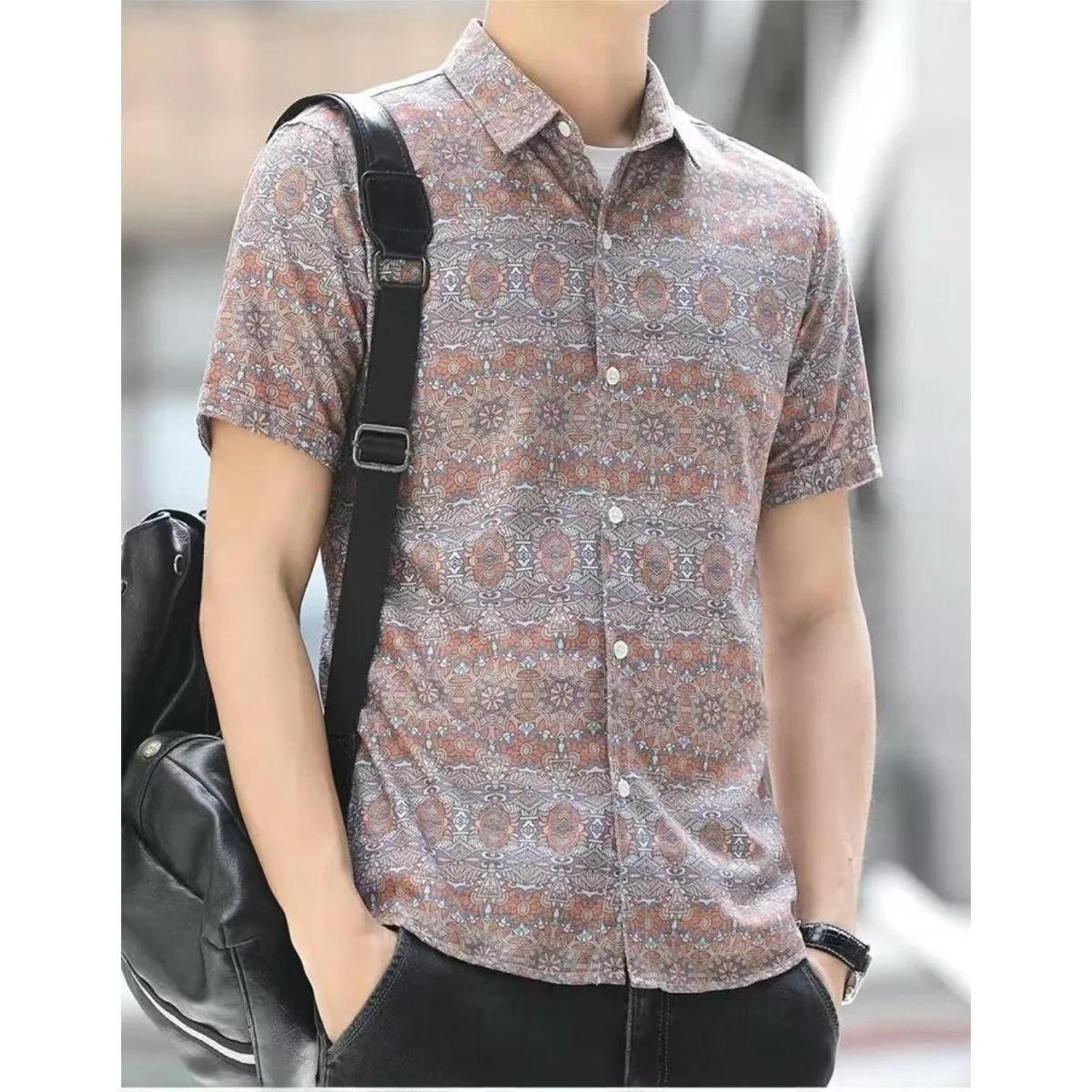 Летний мужской повседневный топ с цветочным принтом irt f Sve с отложным воротником, модный повседневный топ из полиэфирного волокна Haome
Летний мужской повседневный топ с цветочным принтом irt f Sve с отложным воротником, модный повседневный топ из полиэфирного волокна Haome