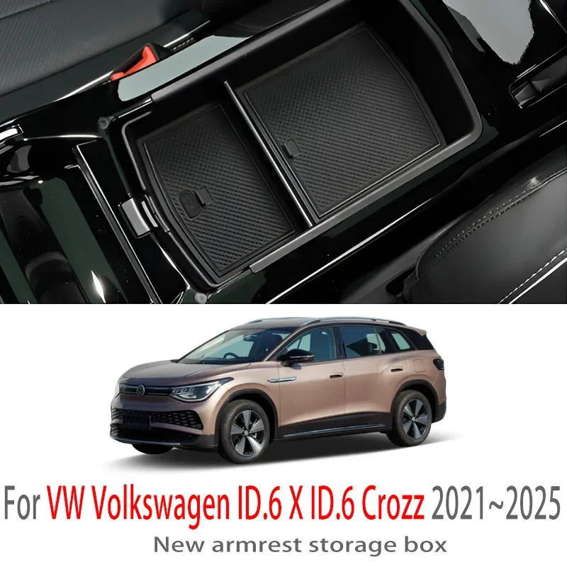 Автозапчасти для VW Volkswagen ID.6 X Crozz 2021 ~ 2025 автомобильная центральная консоль подлокотник ящик для хранения многофункциональные аксессуары для интерьера
Автозапчасти для VW Volkswagen ID.6 X Crozz 2021 ~ 2025 автомобильная центральная консоль подлокотник ящик для хранения многофункциональные аксессуары для интерьера