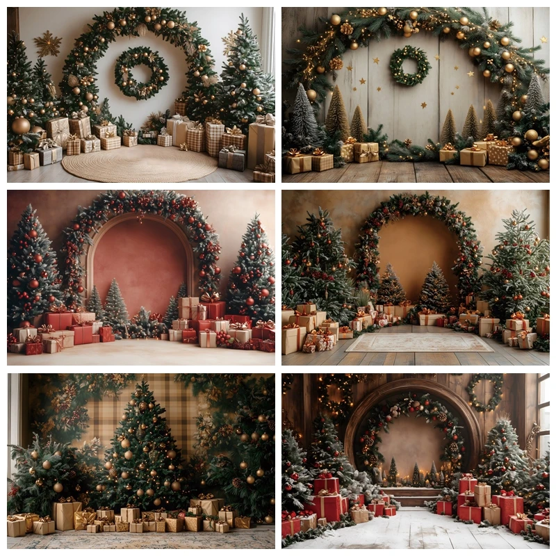 Christmas Wreath Party Photography Background XMAS Tree Gifts Bells Wooden Door Backdrop Kids Family Portrait Photographic Props
Christmas Wreath Party Photography Background XMAS Tree Gifts Bells Wooden Door Backdrop Kids Family Portrait Photographic Props