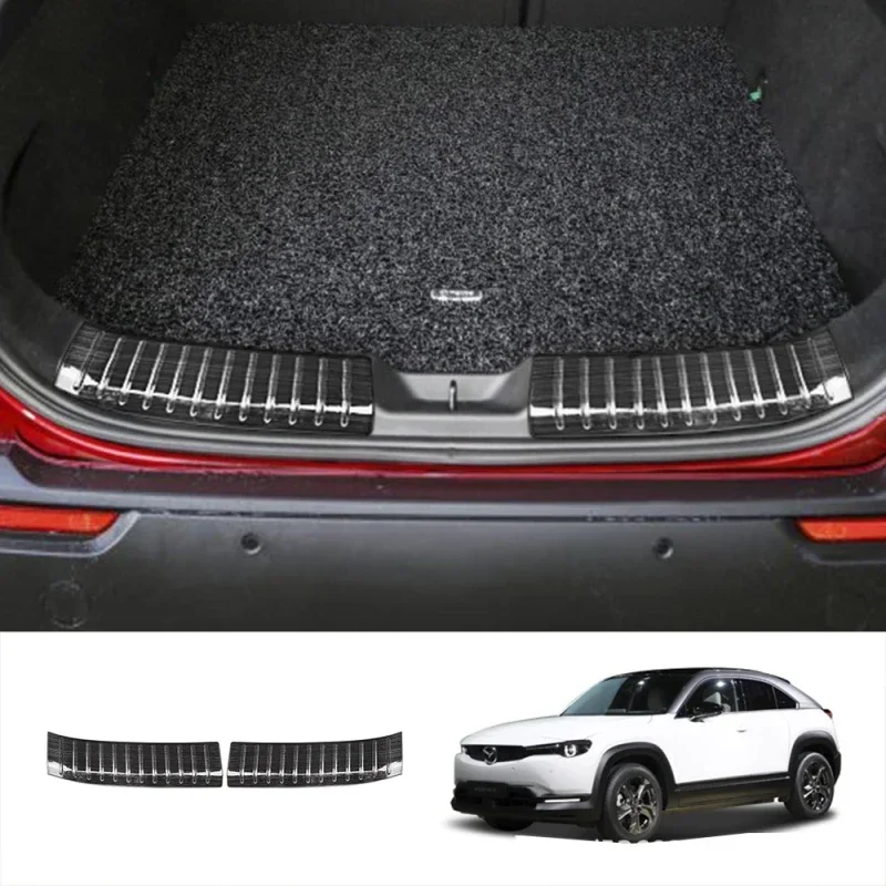 For mazda MX-30 MX30 2022 2023 stainless steel Built-in Rear Bumper guard Protector door Sill Trunk Tread Plate Trim Accessories
For mazda MX-30 MX30 2022 2023 stainless steel Built-in Rear Bumper guard Protector door Sill Trunk Tread Plate Trim Accessories