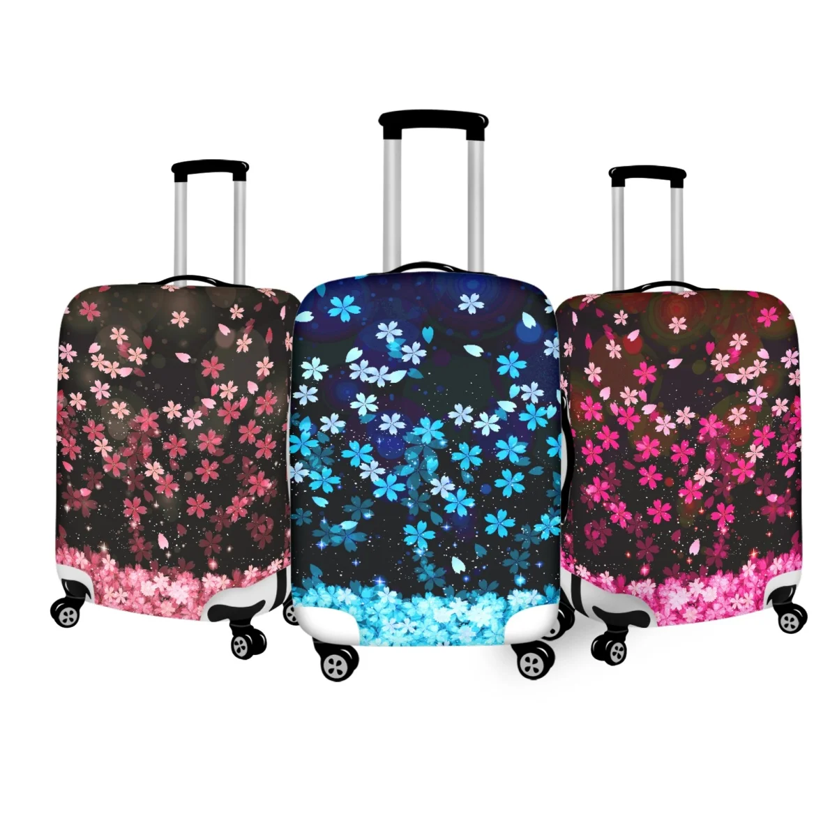 Pink Cherry Blossoms Printing Women Washable Luggage Protective Cover for 18''-32'' Inch Stretch Suitcase Covers with Zipper
Pink Cherry Blossoms Printing Women Washable Luggage Protective Cover for 18''-32'' Inch Stretch Suitcase Covers with Zipper