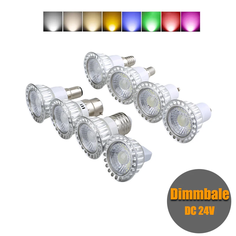 Dimmable 10W Gu10 GU5.3 E27 E14 E12 B22 DC 24V LED Spotlight White Red Green Blue Light Lamp For Livingroom Replace Halogen Lamp
Dimmable 10W Gu10 GU5.3 E27 E14 E12 B22 DC 24V LED Spotlight White Red Green Blue Light Lamp For Livingroom Replace Halogen Lamp