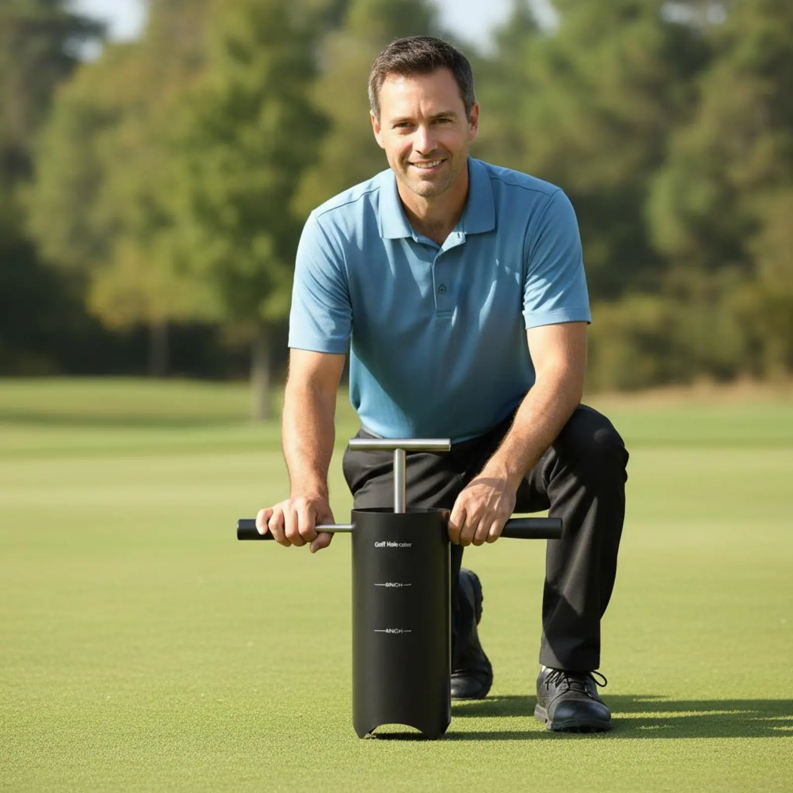 USGA Golf Hole Cutter Portable Golf Hole Cutter Sports Tool Stainless Steel Clean Cutting for Groundskeepers
USGA Golf Hole Cutter Portable Golf Hole Cutter Sports Tool Stainless Steel Clean Cutting for Groundskeepers