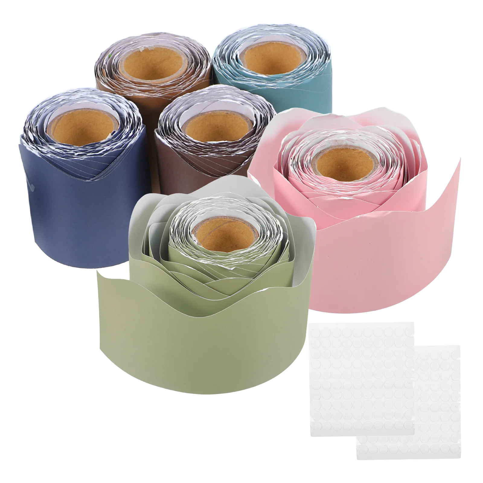 6 Rolls Border Paper of Bulletin Board Office Decor Classroom Borders for Sector Decorative Dots
6 Rolls Border Paper of Bulletin Board Office Decor Classroom Borders for Sector Decorative Dots