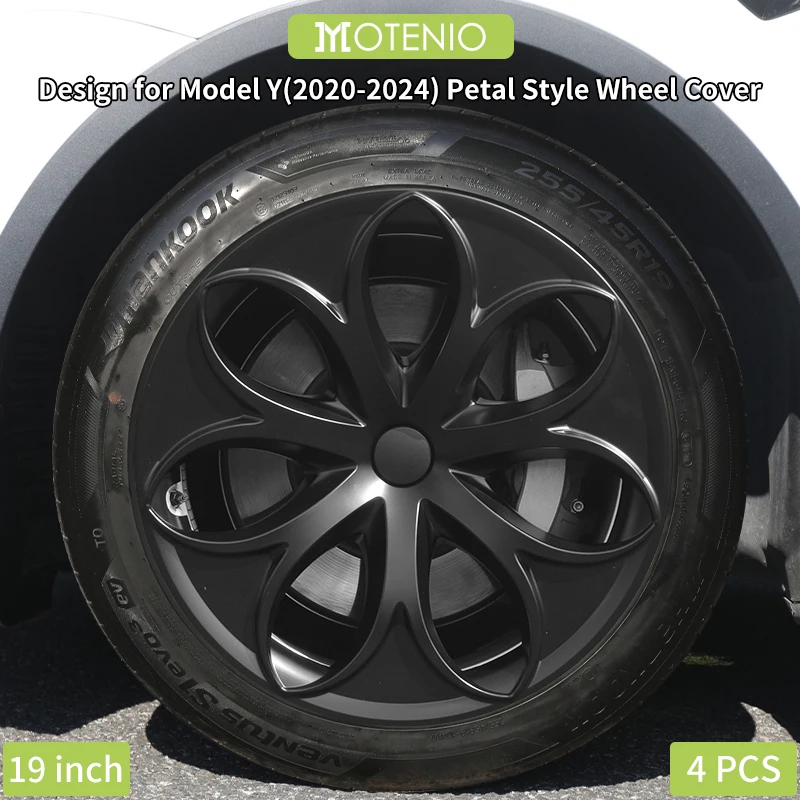 4 шт., 19-дюймовый колпак в форме лепестка, полная крышка обода, автомобильная сменная крышка колеса для Tesla Model Y 2020-2024
4 шт., 19-дюймовый колпак в форме лепестка, полная крышка обода, автомобильная сменная крышка колеса для Tesla Model Y 2020-2024