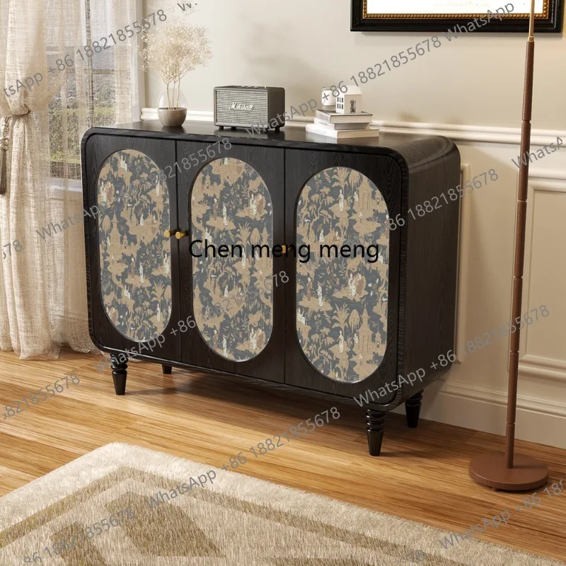 French retro rounded corner cabinet, solid wood porch cabinet, living room, antique wall storage opposite the door
French retro rounded corner cabinet, solid wood porch cabinet, living room, antique wall storage opposite the door