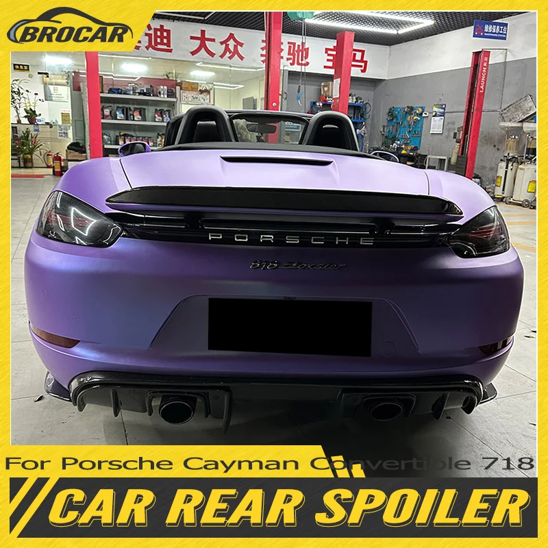 Спойлер для Porsche Cayman Convertible Sedan 718 2016 -2021 Boxster GT4 style Настоящее углеродное волокно уточный хвост
Спойлер для Porsche Cayman Convertible Sedan 718 2016 -2021 Boxster GT4 style Настоящее углеродное волокно уточный хвост