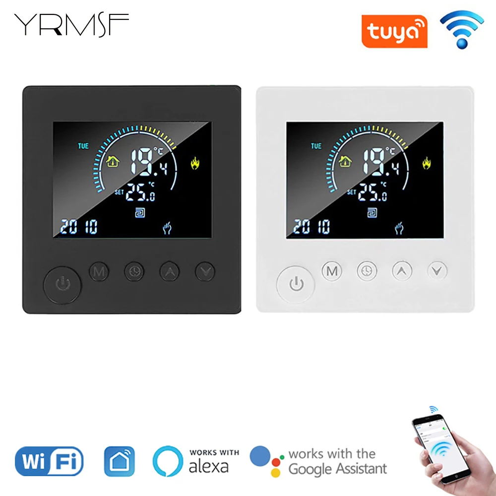 Умный термостат Tuya, Wi-Fi, постоянный контроль температуры для домашнего настенного обогревателя, умная система контроля температуры, аксессуар
Умный термостат Tuya, Wi-Fi, постоянный контроль температуры для домашнего настенного обогревателя, умная система контроля температуры, аксессуар