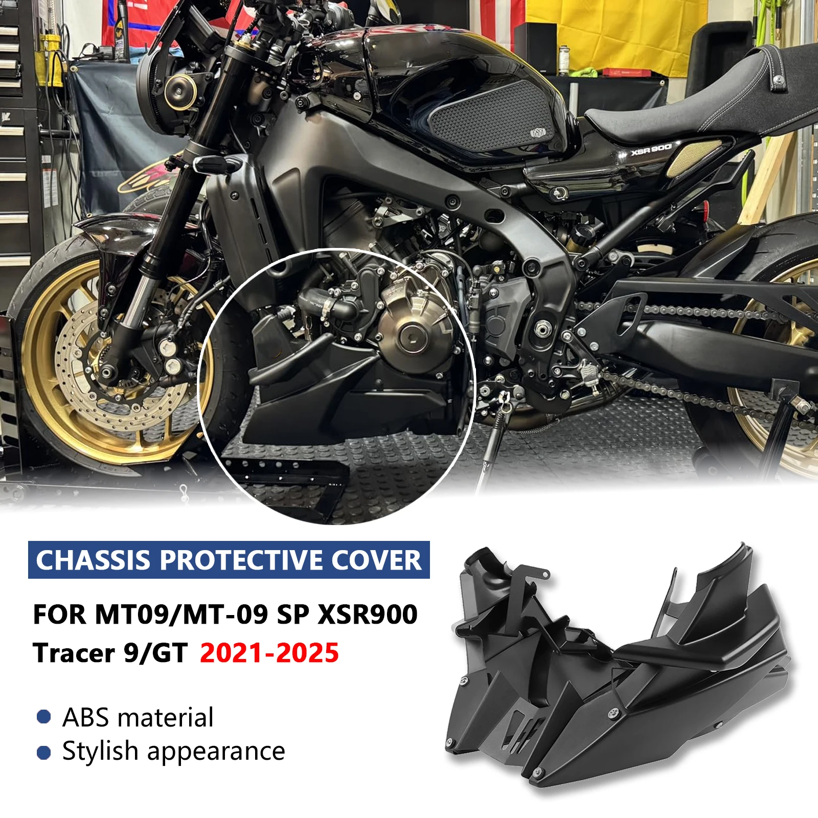 For MT09 MT-09 SP XSR900 Tracer 9 GT 2021-2024 2025 motorcycle engine fairing chassis guard exhaust guard protective cover 2023
For MT09 MT-09 SP XSR900 Tracer 9 GT 2021-2024 2025 motorcycle engine fairing chassis guard exhaust guard protective cover 2023