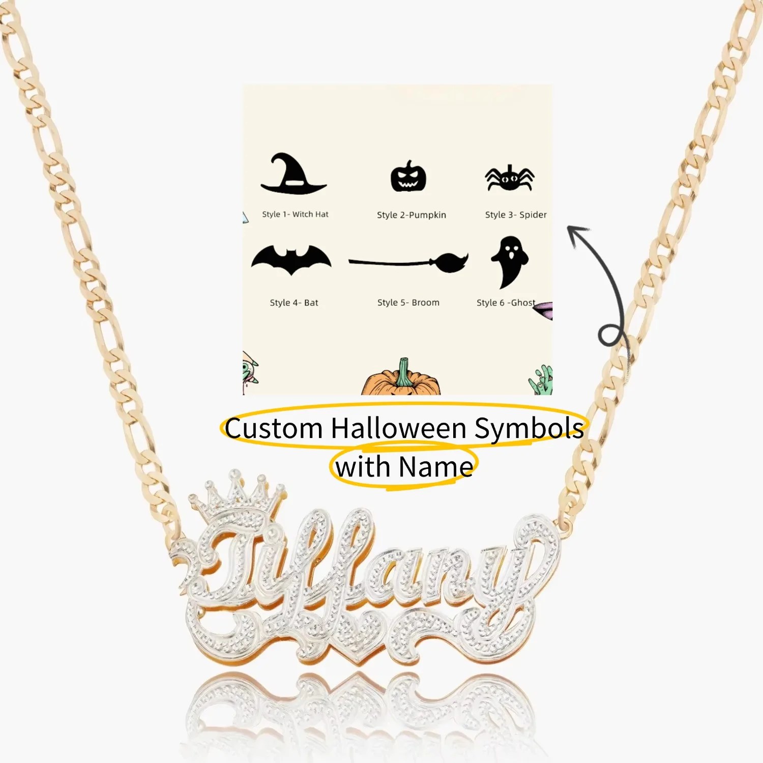 Double Plated Iced Princess Crown Name Necklace Custom Double Layer Two Tone Pendant 3D Nameplate Jewelry For Women Gift
Double Plated Iced Princess Crown Name Necklace Custom Double Layer Two Tone Pendant 3D Nameplate Jewelry For Women Gift