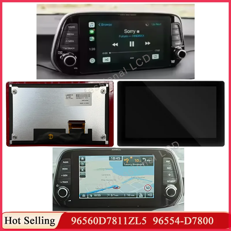 LCD Display Touch Screen For HyundaiTucson III Mk3 2018-2020 Navigation 96560D7811ZL5 96554-D7800 AVCC1D7ET 96560D7810ZL5 LCD
LCD Display Touch Screen For HyundaiTucson III Mk3 2018-2020 Navigation 96560D7811ZL5 96554-D7800 AVCC1D7ET 96560D7810ZL5 LCD