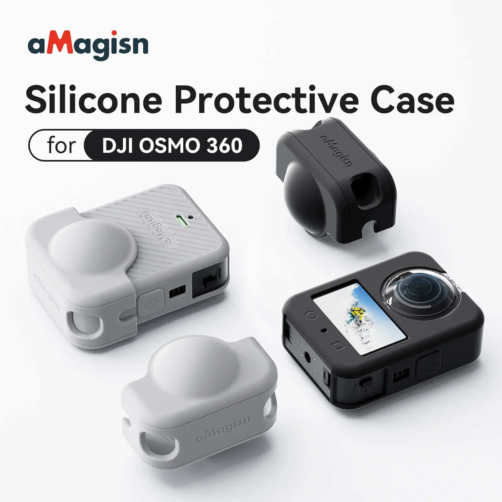 For DJI OSMO 360 Silicone Protective Case Rubber Skin Lens Screen Protector Body Protector Cover for DJI Osmo360 Camera
For DJI OSMO 360 Silicone Protective Case Rubber Skin Lens Screen Protector Body Protector Cover for DJI Osmo360 Camera