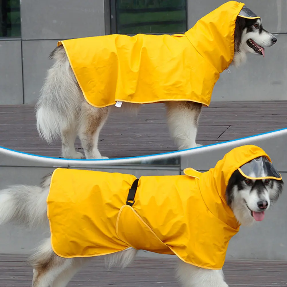 1Pcs Waterproof Dog Raincoat Clear Hooded PU Pet Rainwear Rain Jacket Rainproof Outdoor Dog Coat Rain Coat Pet Supplies
1Pcs Waterproof Dog Raincoat Clear Hooded PU Pet Rainwear Rain Jacket Rainproof Outdoor Dog Coat Rain Coat Pet Supplies