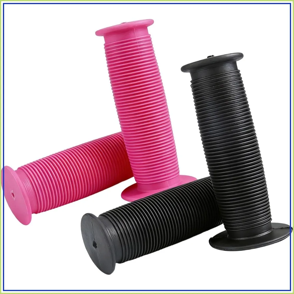 2 Pair Mini Bike Handlebar Grips Non-Slip Soft Rubber Short Bicycle Grips for Toddler Bikes, Scooter Replacement
2 Pair Mini Bike Handlebar Grips Non-Slip Soft Rubber Short Bicycle Grips for Toddler Bikes, Scooter Replacement