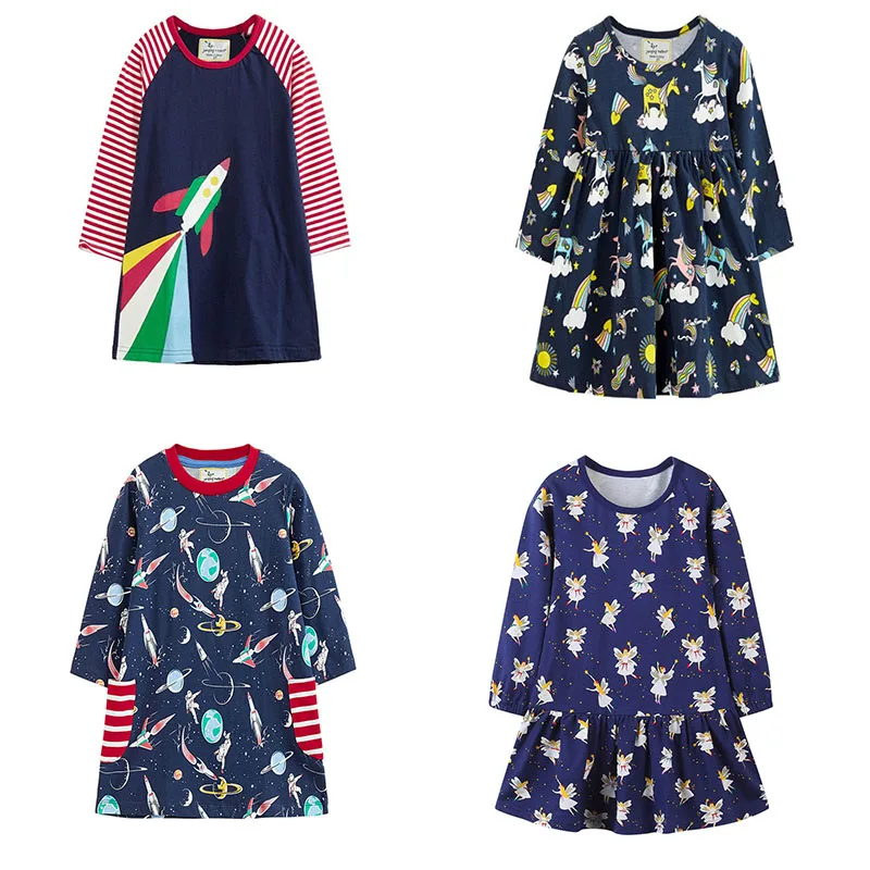 Jumping Meters Autumn Spring Girls Princess Dresses Animals Baby Long Sleeve Children's Clothes Kids Party Dress
Jumping Meters Autumn Spring Girls Princess Dresses Animals Baby Long Sleeve Children's Clothes Kids Party Dress