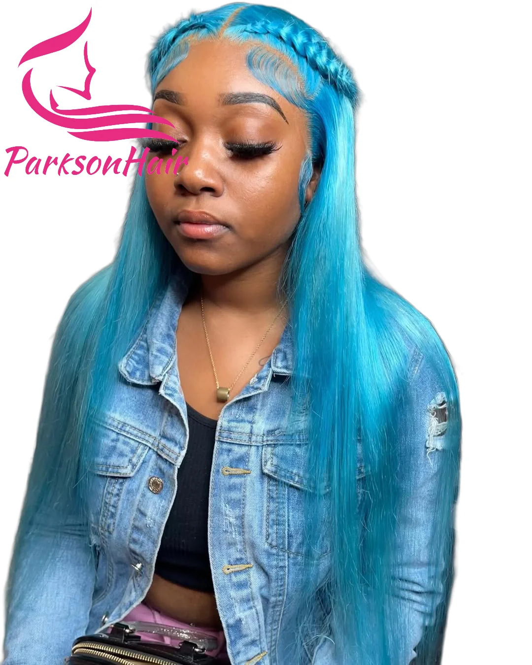 Blue Straight Human Hair Wig 13X6 Transparent Lace Front Wig PrePlucked Brazilian Remy Colored 13X4 Lace Frontal Wigs For Women
Blue Straight Human Hair Wig 13X6 Transparent Lace Front Wig PrePlucked Brazilian Remy Colored 13X4 Lace Frontal Wigs For Women