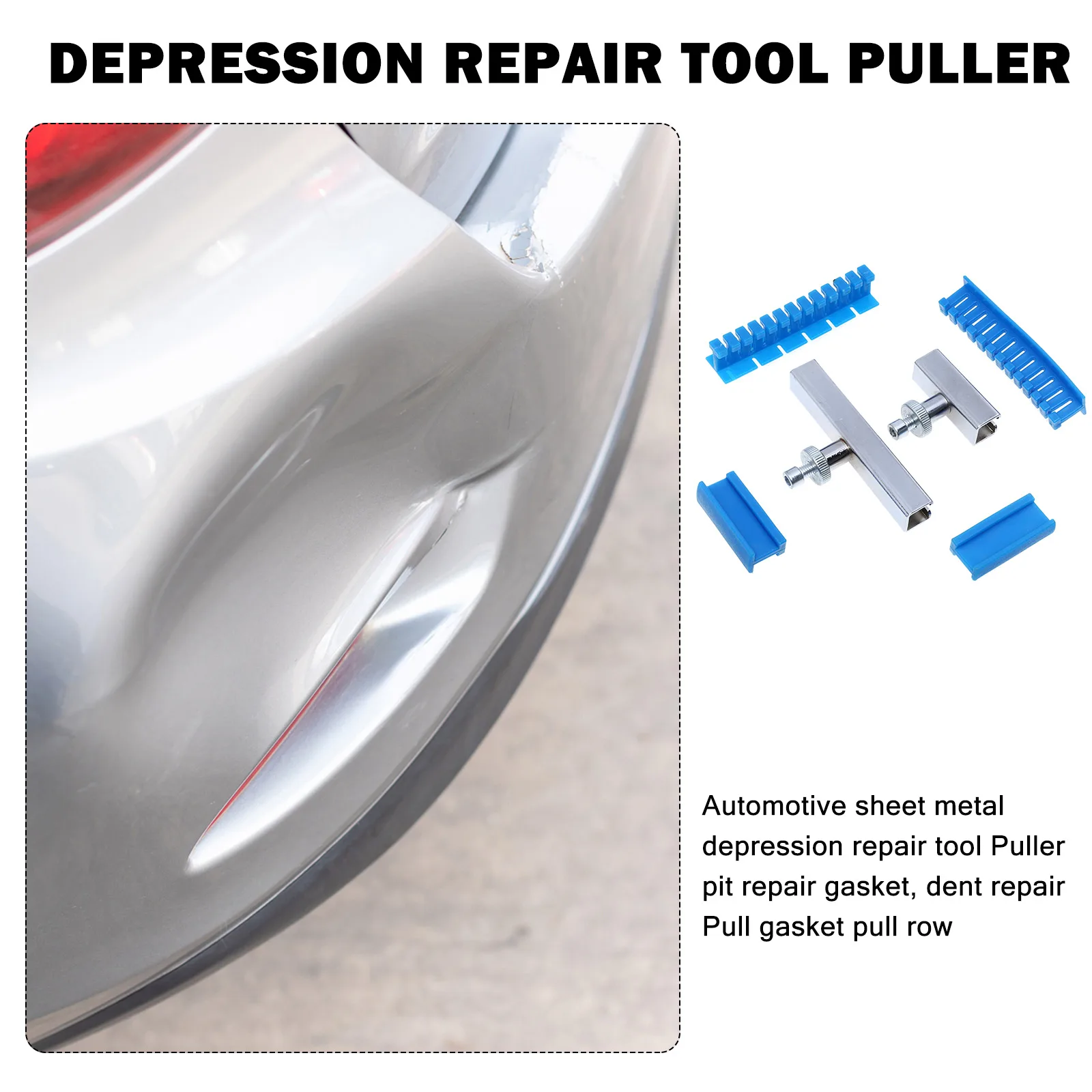 Universal Sheet Metal Repair Tool Dent Removal Kit Pull Tabs Body Puller Blue Adhesive Non-Damaging Car Door Refrigerator Hail
Universal Sheet Metal Repair Tool Dent Removal Kit Pull Tabs Body Puller Blue Adhesive Non-Damaging Car Door Refrigerator Hail