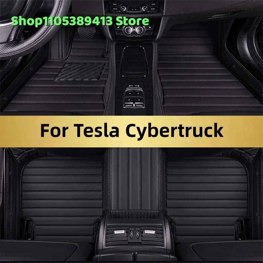 Коврики для пола автомобиля из кожи на заказ для Tesla Cybertruck 2023-2028 гг. Аксессуары для авто.
Коврики для пола автомобиля из кожи на заказ для Tesla Cybertruck 2023-2028 гг. Аксессуары для авто.