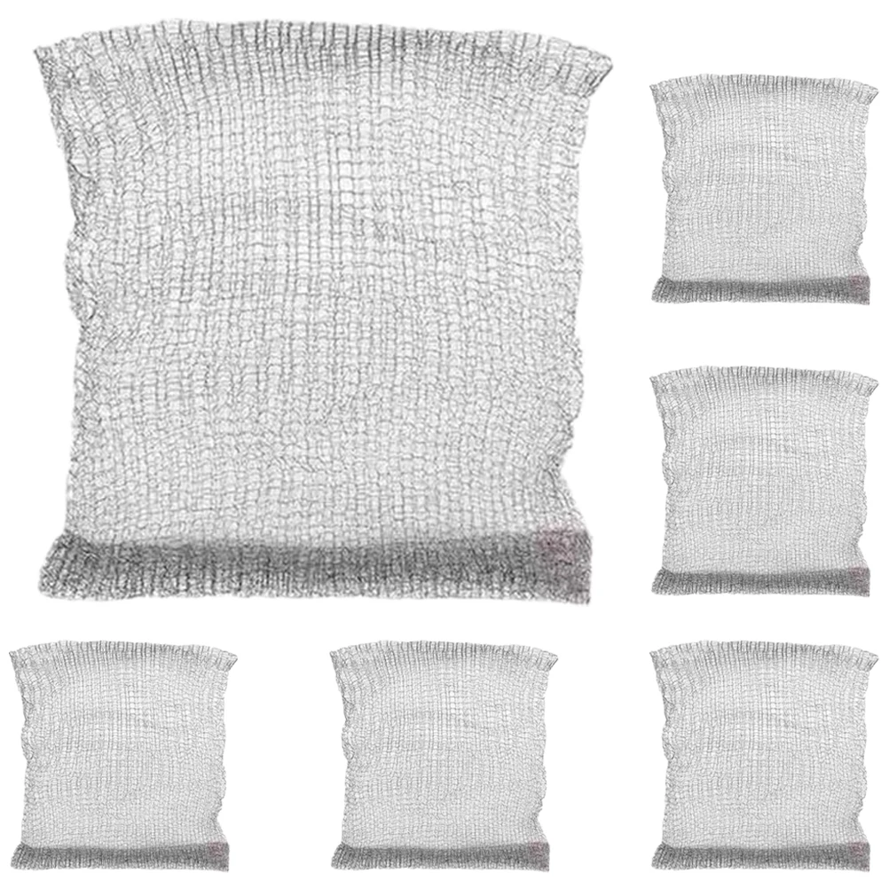 6 Pcs Stainless Steel Mesh Bag Foldable Plant Root Protective Garden Netting Guard Gardening Dense
6 Pcs Stainless Steel Mesh Bag Foldable Plant Root Protective Garden Netting Guard Gardening Dense