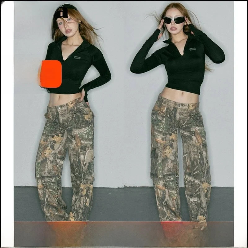 La via Handpicked Store Revice Casual Pants Realtree Branch Print Camouflage Long Trousers Street Style Low Waist Workwear
La via Handpicked Store Revice Casual Pants Realtree Branch Print Camouflage Long Trousers Street Style Low Waist Workwear