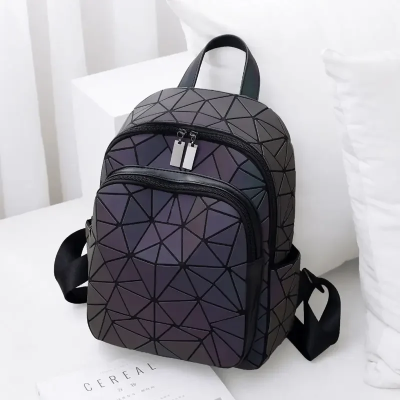 Korean Fashion Trendy Geometric Luminous Backpacks All Match School Backpack for College Students Women Casual Travel Rucksack
Korean Fashion Trendy Geometric Luminous Backpacks All Match School Backpack for College Students Women Casual Travel Rucksack