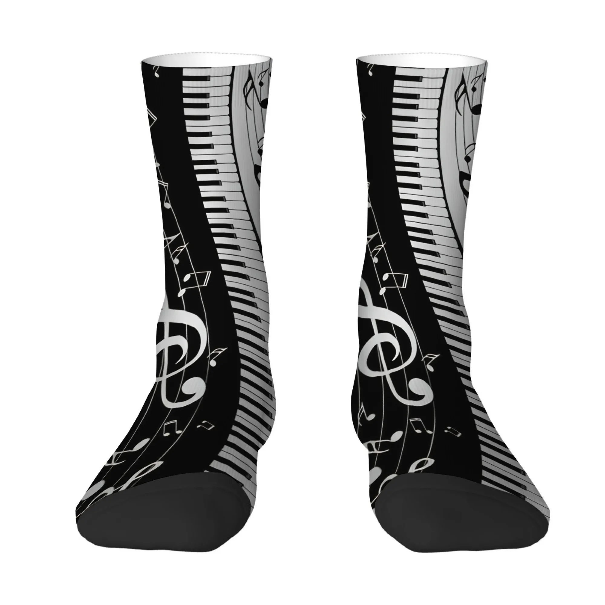 Men's Socks with Black and White Musical Note Print Soft Skin-friendly Socks Retro Harajuku Socks for Outdoor Sports Cycling
Men's Socks with Black and White Musical Note Print Soft Skin-friendly Socks Retro Harajuku Socks for Outdoor Sports Cycling