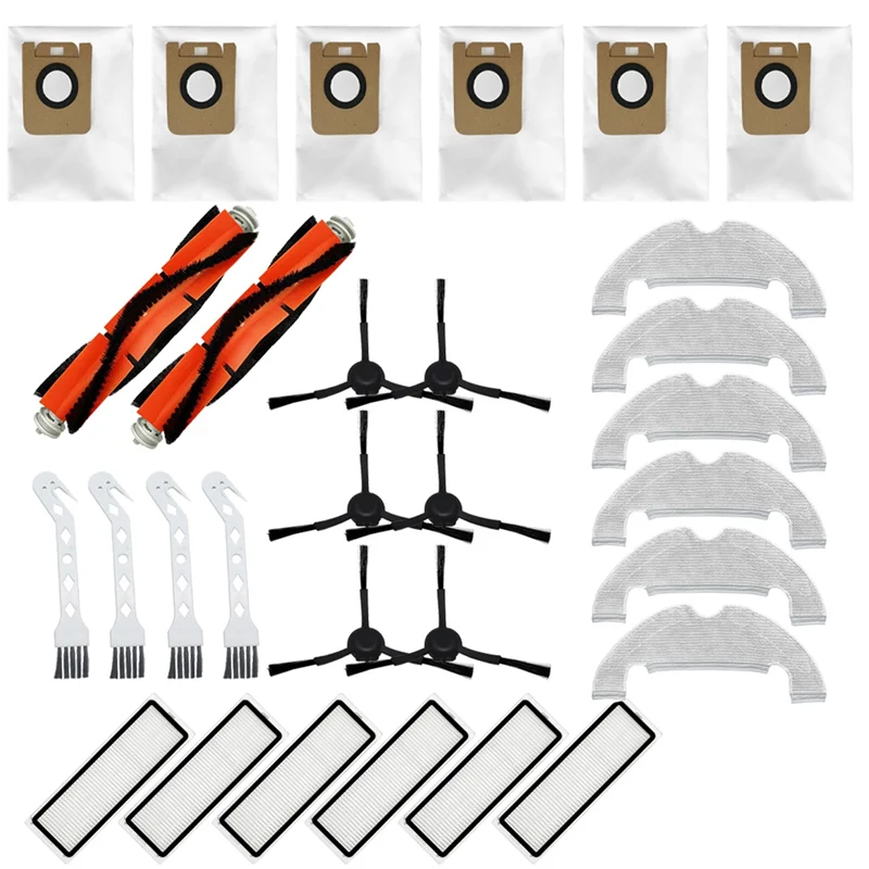 A67M-For Dreame L10 Plus Robot Vacuum Cleaner Main Brush, Side Brush Filter, Dust Bag, Tag Replacement Accessories Brush
A67M-For Dreame L10 Plus Robot Vacuum Cleaner Main Brush, Side Brush Filter, Dust Bag, Tag Replacement Accessories Brush