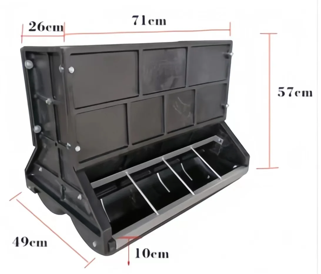 Piglet Plastic Feeder Plastic Double-Sided Feeding Trough, Durable Piglet Double-Sided Feeding Trough
Piglet Plastic Feeder Plastic Double-Sided Feeding Trough, Durable Piglet Double-Sided Feeding Trough