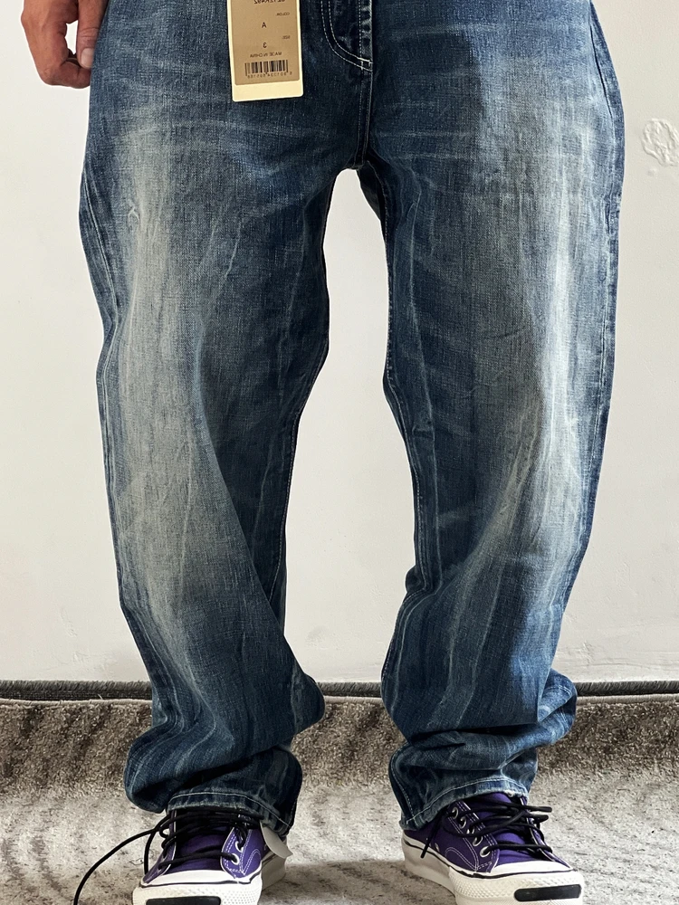 Aole MADSS BENS Vintage Heavy Duty Washed Distressed Straight Leg Slim Fit Jeans Youth Cotton Denim Low Waist Zipper Closure
Aole MADSS BENS Vintage Heavy Duty Washed Distressed Straight Leg Slim Fit Jeans Youth Cotton Denim Low Waist Zipper Closure