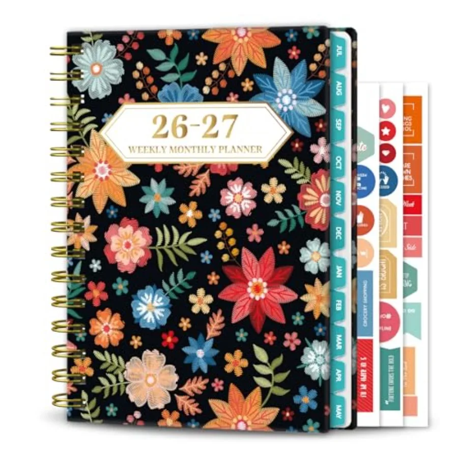 Planner 2026-2027 Weekly and Monthly Calendar Planner Jul 2026-Jun 2027 Academic Planner with Stickers, Tabs and Pocket, Teache
Planner 2026-2027 Weekly and Monthly Calendar Planner Jul 2026-Jun 2027 Academic Planner with Stickers, Tabs and Pocket, Teache