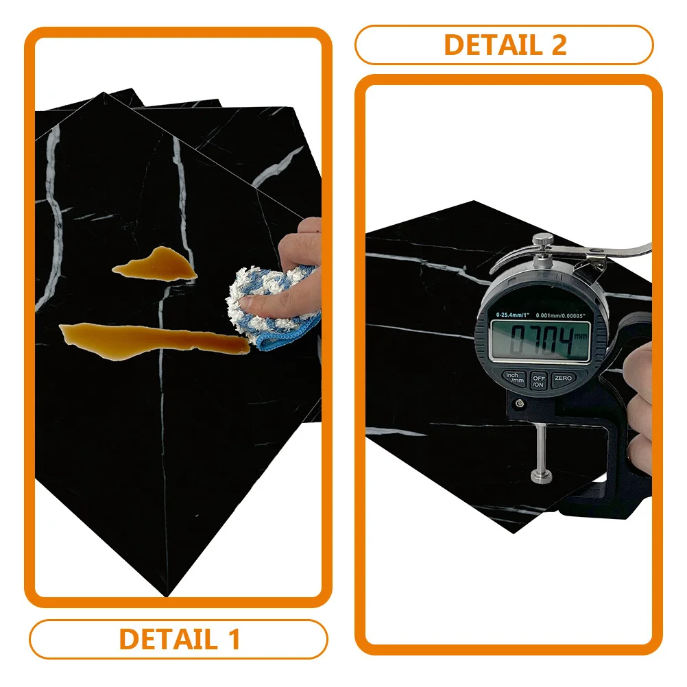 4pcs Marble Pattern Pvc Self-Adhesive Tile Stickers Decorative Wall Floor Stickers Home Diy Peel Stick Removable
4pcs Marble Pattern Pvc Self-Adhesive Tile Stickers Decorative Wall Floor Stickers Home Diy Peel Stick Removable