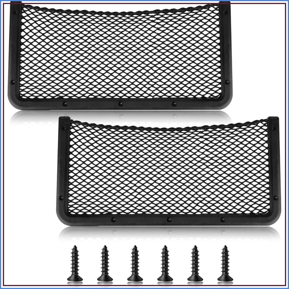 ABS Plastic Frame Car Cargo Nets Pocket Organizer for Auto RV, 16x8 Inch
ABS Plastic Frame Car Cargo Nets Pocket Organizer for Auto RV, 16x8 Inch