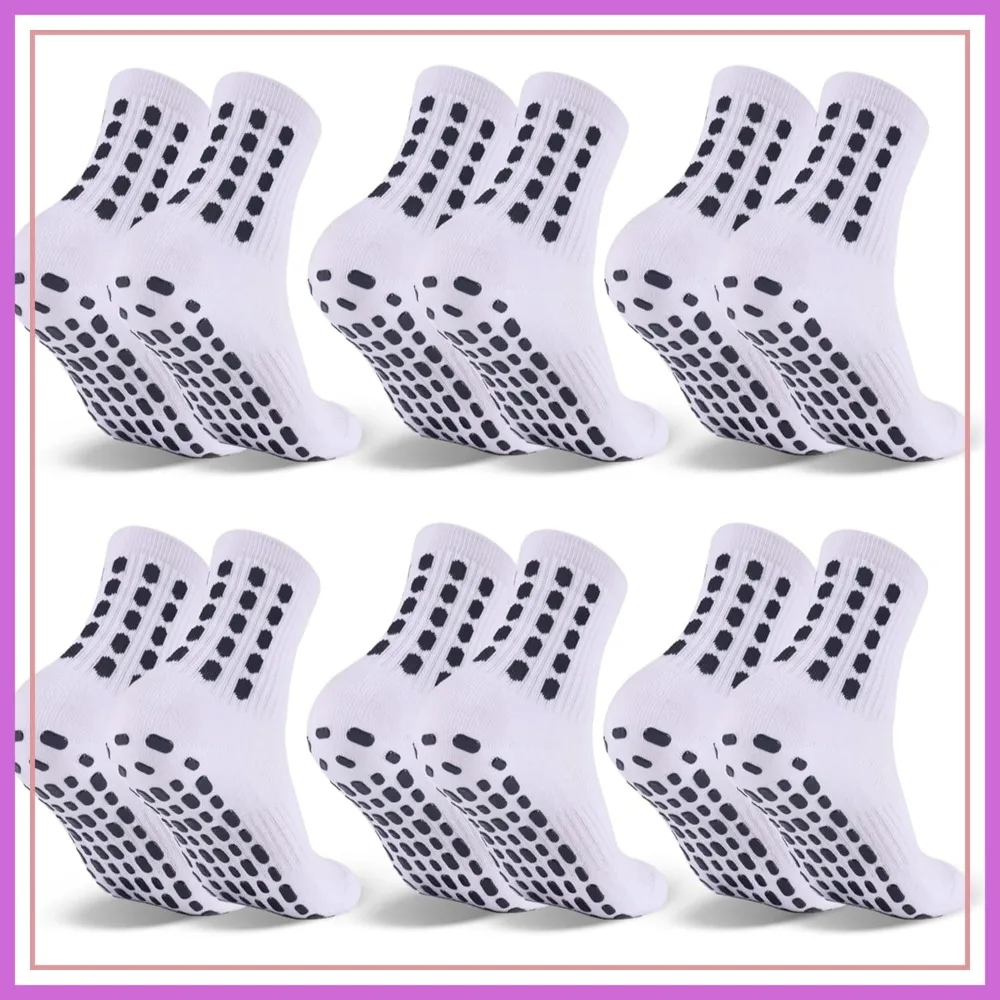 6 Pairs Kids Grip Soccer Socks Cushioned Non Slip Football Athletic Sports Socks for Boys Girls.
6 Pairs Kids Grip Soccer Socks Cushioned Non Slip Football Athletic Sports Socks for Boys Girls.