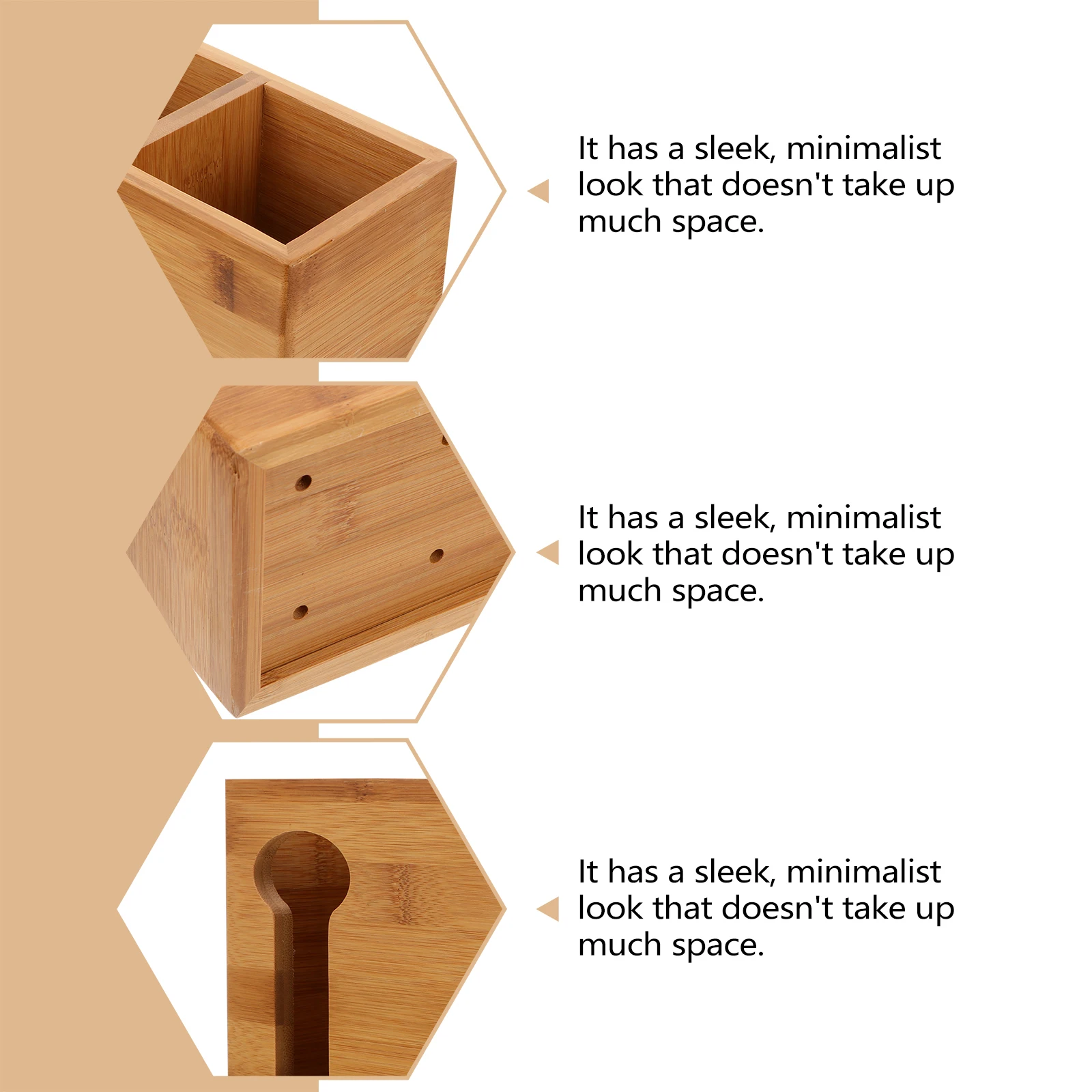 1pc Bamboo Chopsticks Holder Kitchen Utensil Organizer Countertop Storage Rack Spoon Fork Silverware Practical
1pc Bamboo Chopsticks Holder Kitchen Utensil Organizer Countertop Storage Rack Spoon Fork Silverware Practical
