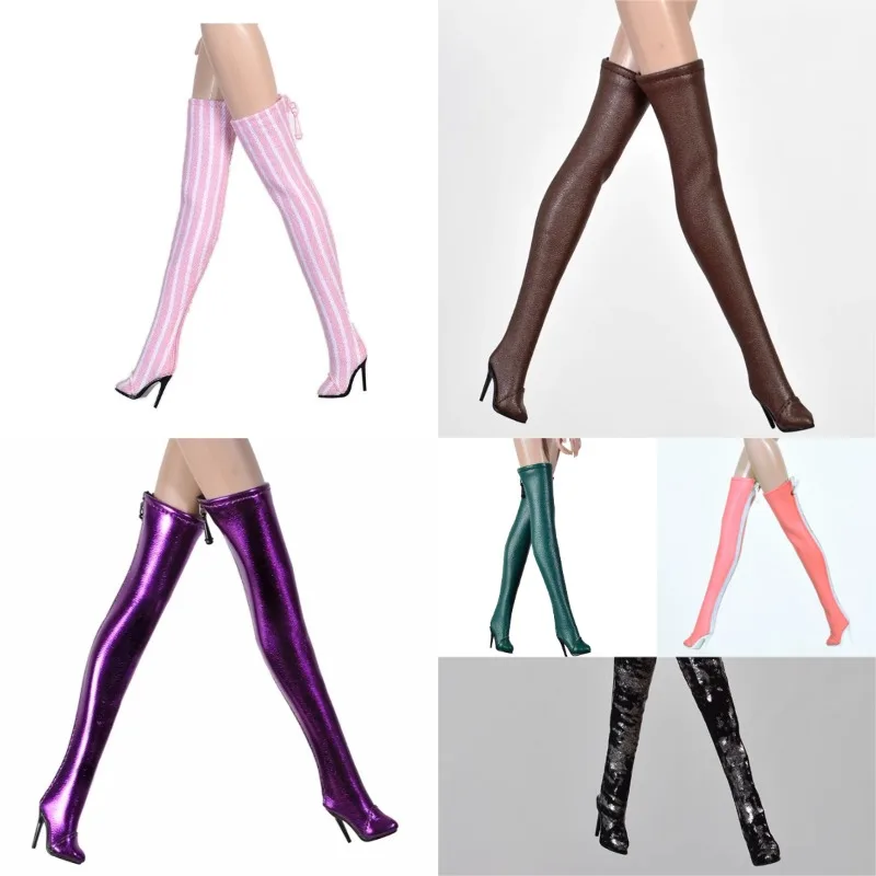 1/6 Scale Fashion Female Toys Coarse/Stiletto Heels Shoes Long Boots Shoes Model Fit FR2 FR6.0 Soldier Action Figures Body Doll
1/6 Scale Fashion Female Toys Coarse/Stiletto Heels Shoes Long Boots Shoes Model Fit FR2 FR6.0 Soldier Action Figures Body Doll
