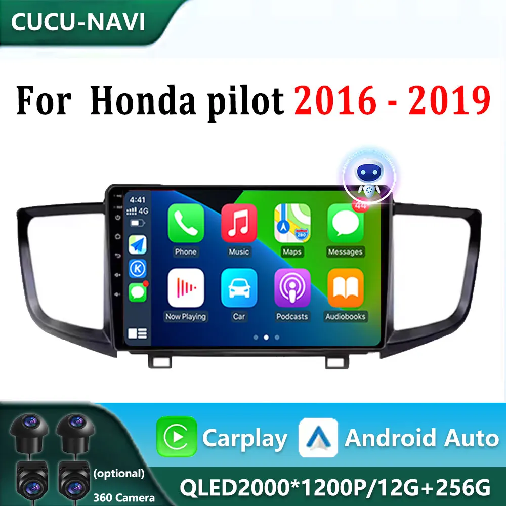 Android Auto For Honda pilot 2016 - 2019 Android Stereo Multimedia Player GPS Navigation Carplay Autoradio Touch Head Unit 4G
Android Auto For Honda pilot 2016 - 2019 Android Stereo Multimedia Player GPS Navigation Carplay Autoradio Touch Head Unit 4G