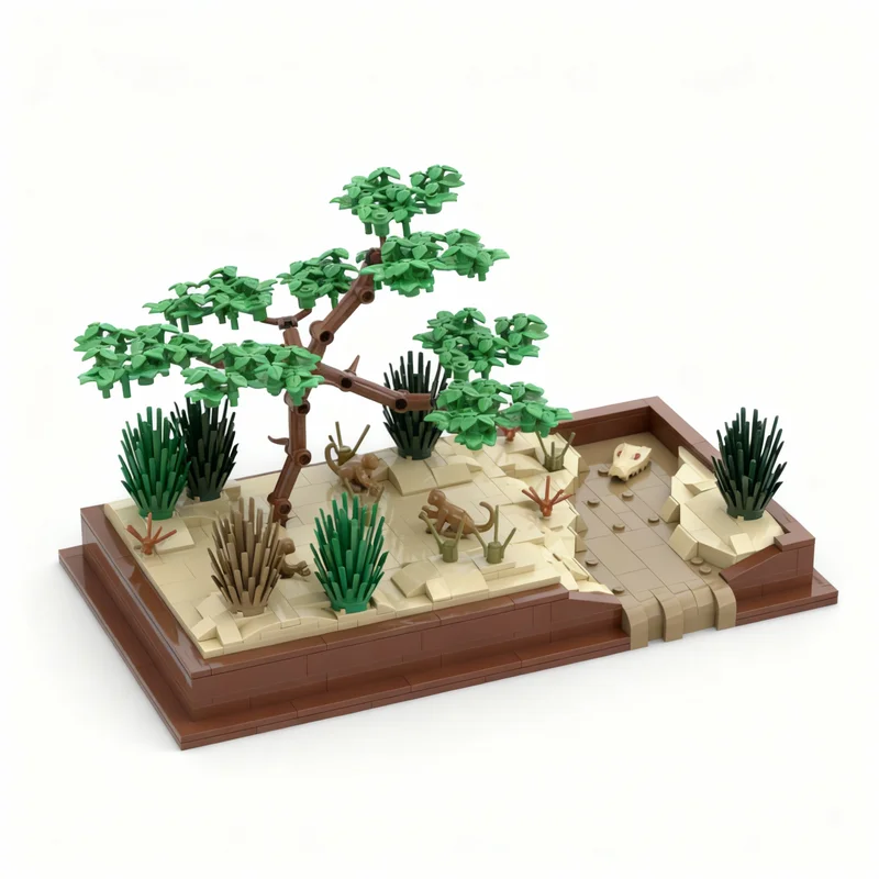 726pcs MOC Savanna Diorama Model Building Blocks Construction Toy Christmas Gifts DIY Creative Idea Education Assemble Birthday
726pcs MOC Savanna Diorama Model Building Blocks Construction Toy Christmas Gifts DIY Creative Idea Education Assemble Birthday