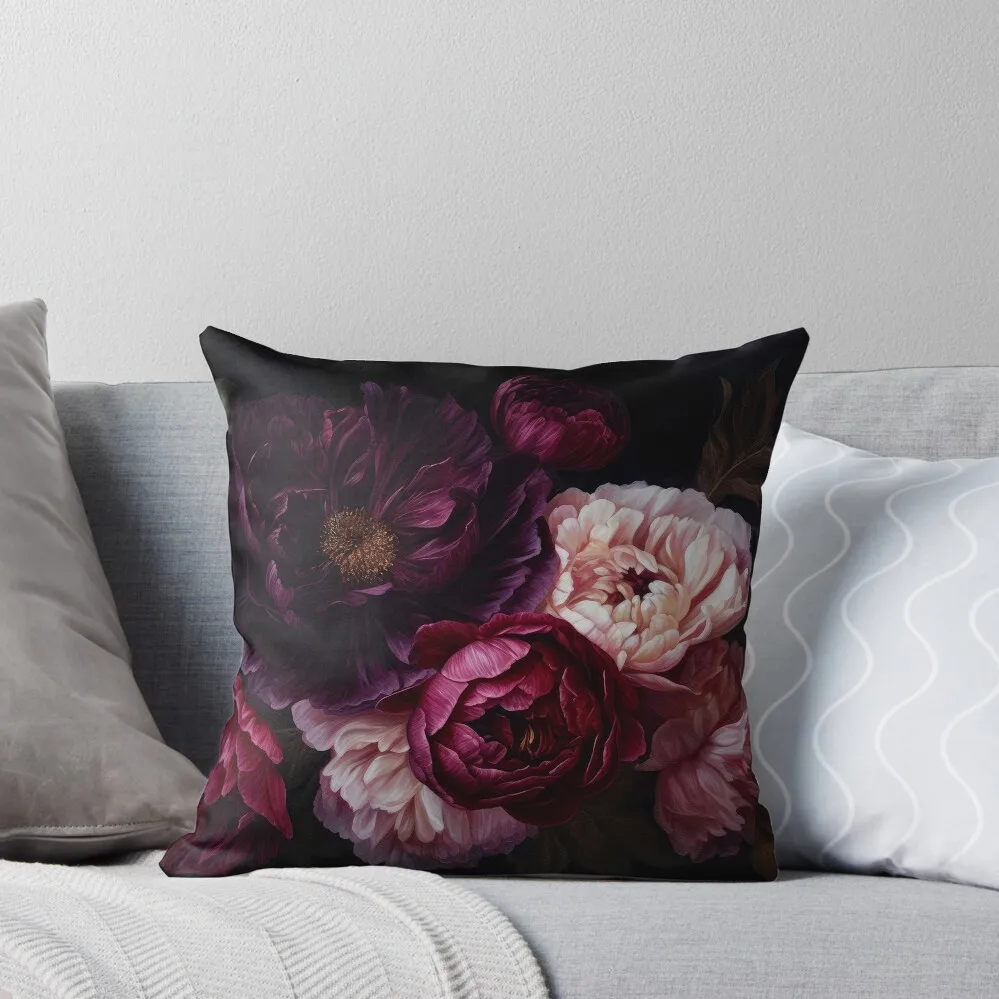 Baroque Maximalism Bold Night Peonies Nightgarden Throw Pillow covers for pillows pillow pillowcase pillow
Baroque Maximalism Bold Night Peonies Nightgarden Throw Pillow covers for pillows pillow pillowcase pillow