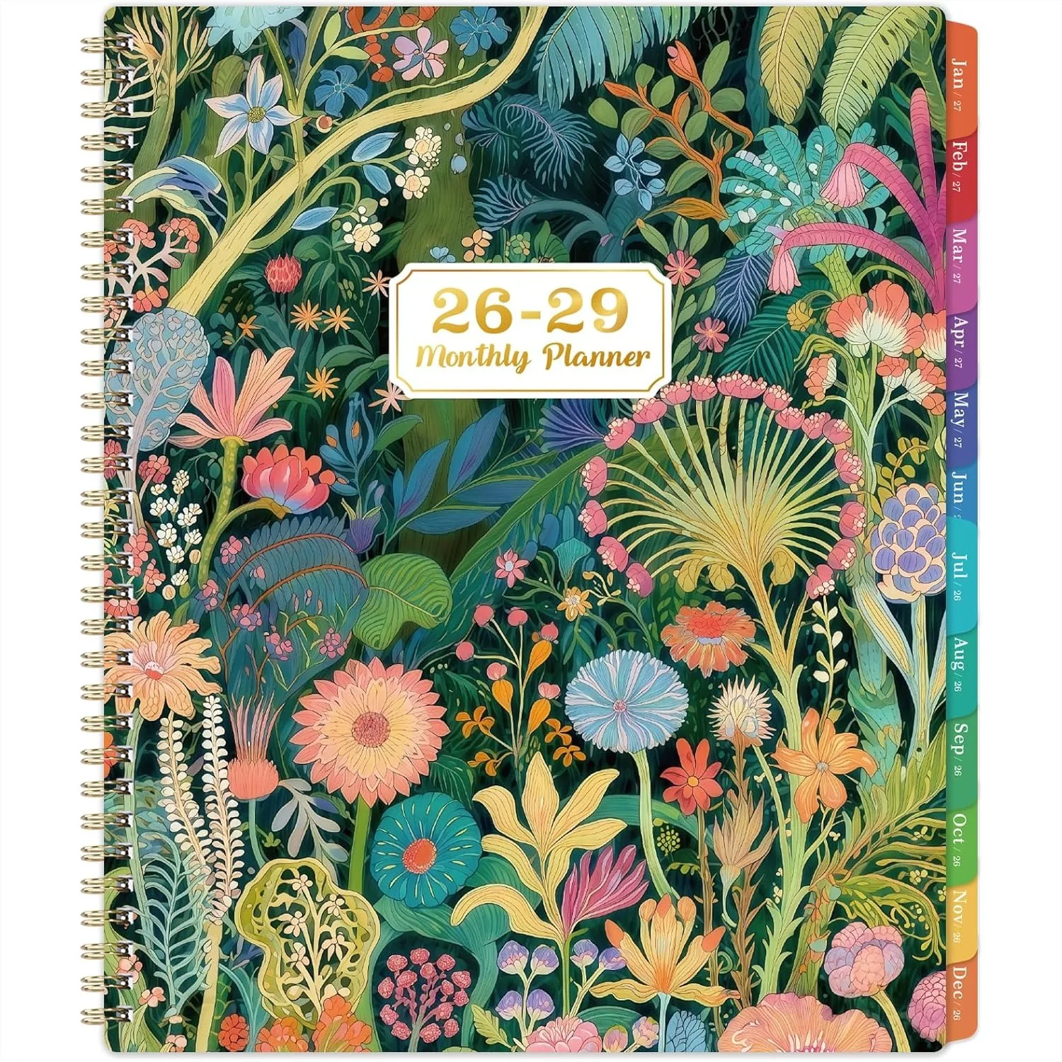 3 Year Monthly Planner 2026-2029 Jul 2026-Jun 2029 9"x11" with Tabs Notes Pages Inner Pocket Tropical Plants
3 Year Monthly Planner 2026-2029 Jul 2026-Jun 2029 9"x11" with Tabs Notes Pages Inner Pocket Tropical Plants