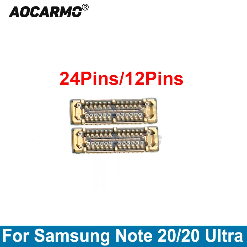 Aocarmo 12pin 24Pins Wifi Antenna FPC Plug Connection Main Board Flex Cable For Samsung Galaxy Note 20 Ultra 20U
Aocarmo 12pin 24Pins Wifi Antenna FPC Plug Connection Main Board Flex Cable For Samsung Galaxy Note 20 Ultra 20U
