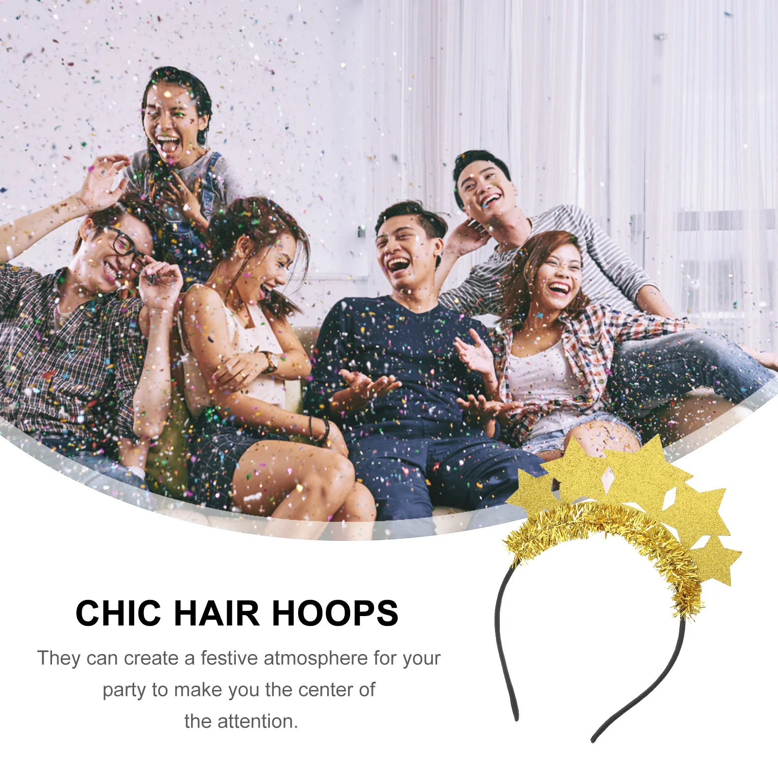 2Pcs Stylish Hair Hoops Chic Hairbands for Party Photo Props Cosplay Hair Accessory Adorable Adults Party Game Props
2Pcs Stylish Hair Hoops Chic Hairbands for Party Photo Props Cosplay Hair Accessory Adorable Adults Party Game Props