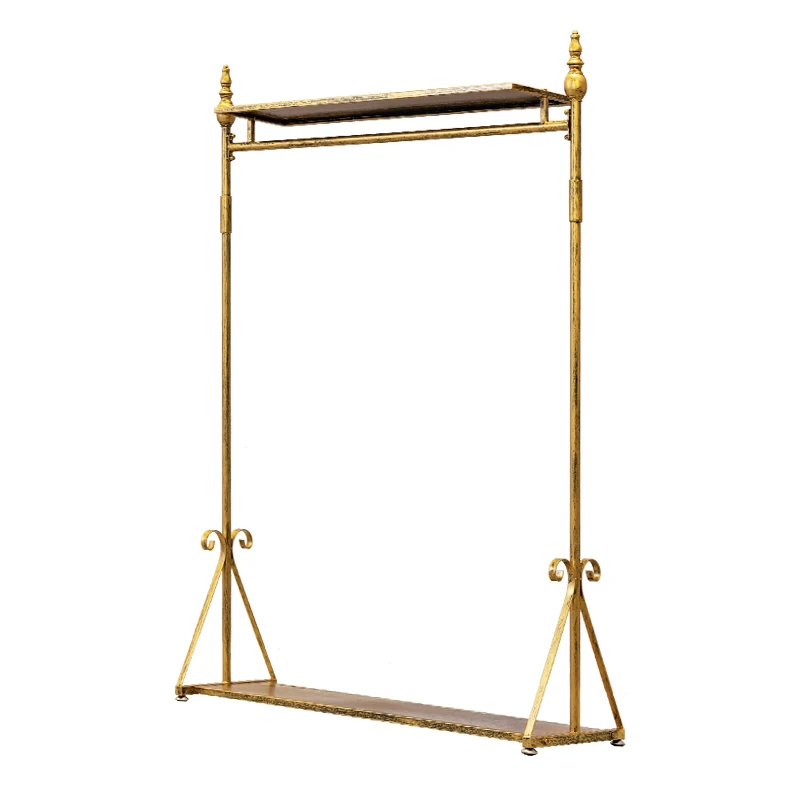 Retro clothing store display rack Men's and women's clothing store shelf display rack Clothing store rack Floor type
Retro clothing store display rack Men's and women's clothing store shelf display rack Clothing store rack Floor type