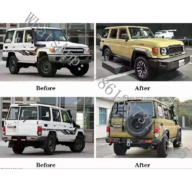 Suitable Upgrade Kit Facelift Body Kit Bumper Bonnet Lights LC70/LC76/LC79
Suitable Upgrade Kit Facelift Body Kit Bumper Bonnet Lights LC70/LC76/LC79