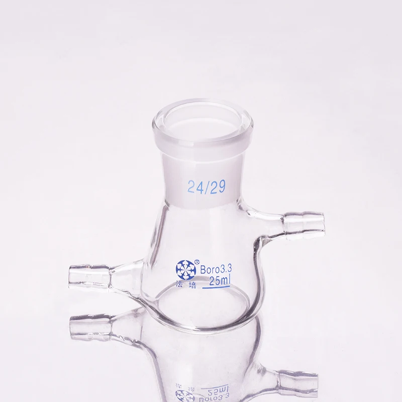 Filtering flask with side tubulature 25mL 24/29,Triangle flask with upper and bottom side tube,Filter Erlenmeyer bottle
Filtering flask with side tubulature 25mL 24/29,Triangle flask with upper and bottom side tube,Filter Erlenmeyer bottle
