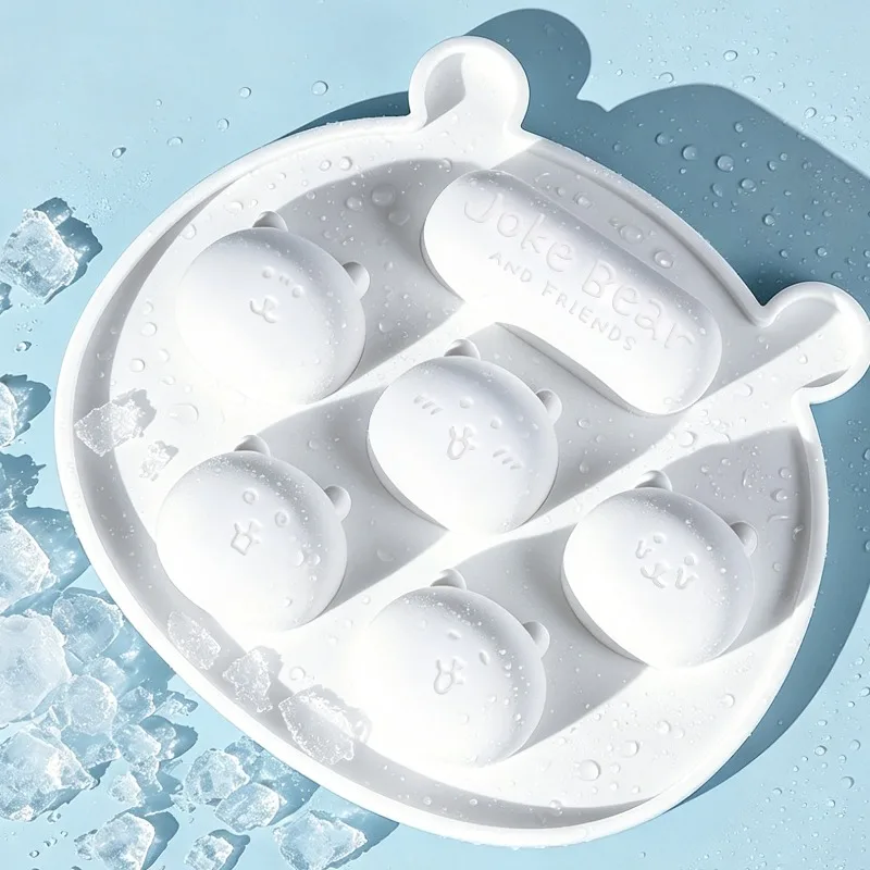 Joke Bear DIY Silicone Ice Cube Mold Home Use Simple Ice Maker Box Ice Storage Box Ice Making Mold Cartoon Shape Ice Cubes
Joke Bear DIY Silicone Ice Cube Mold Home Use Simple Ice Maker Box Ice Storage Box Ice Making Mold Cartoon Shape Ice Cubes