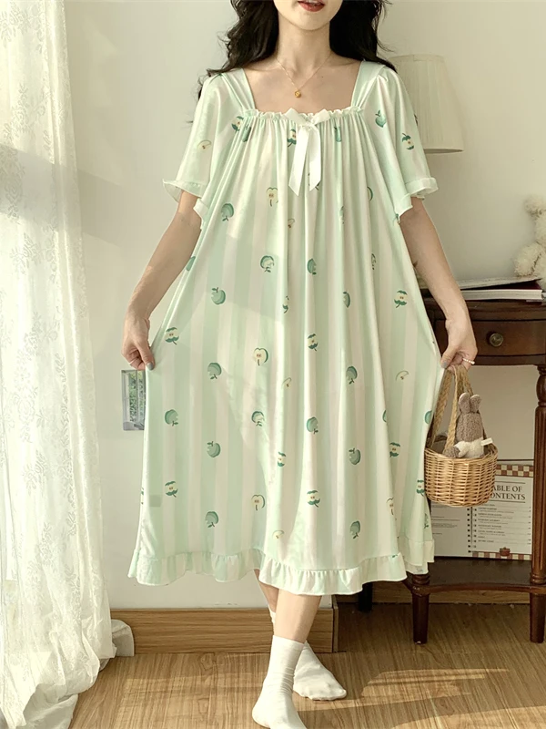 Женская одежда Sweet Ice Silk Loose ort Sve, домашняя одежда, удобная летняя юбка Pou Sp больших размеров 300
Женская одежда Sweet Ice Silk Loose ort Sve, домашняя одежда, удобная летняя юбка Pou Sp больших размеров 300