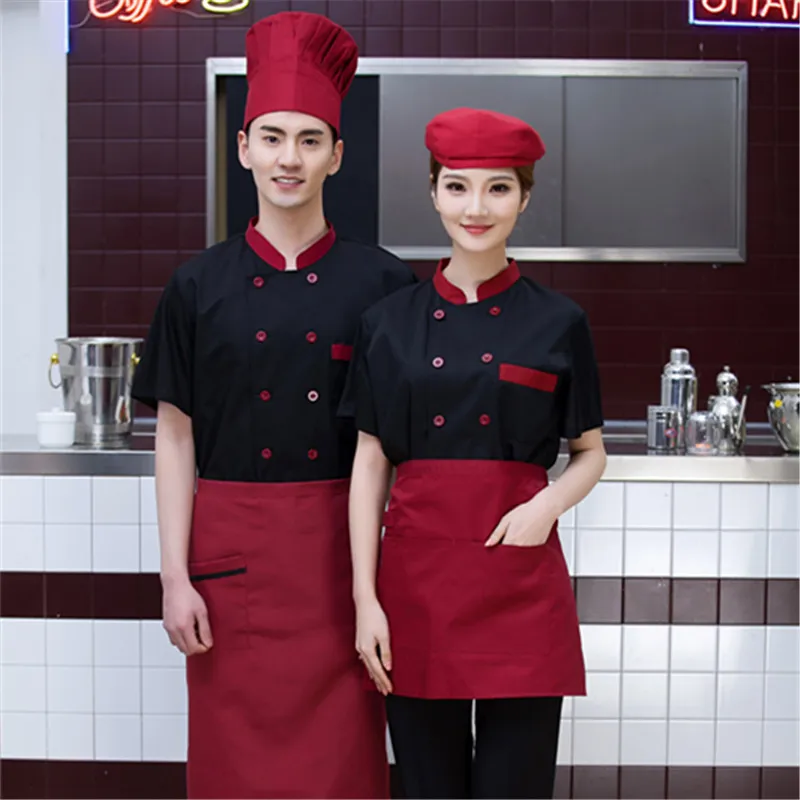 Модная летняя униформа повара с короткими рукавами, дышащая черная рабочая одежда из сетчатой ткани, одежда для персонала столовой, унисекс, с принтом.
Модная летняя униформа повара с короткими рукавами, дышащая черная рабочая одежда из сетчатой ткани, одежда для персонала столовой, унисекс, с принтом.