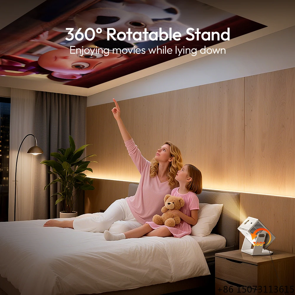Smart WiFi 1080P HD Home Flip Theater Projector, LCD LED Android 12 Low Price Mini 4K with Stand
Smart WiFi 1080P HD Home Flip Theater Projector, LCD LED Android 12 Low Price Mini 4K with Stand